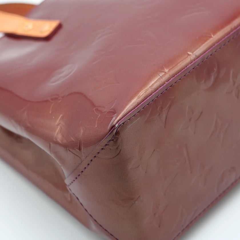 Borsa a mano Louis Vuitton Reade PM Vernis marrone