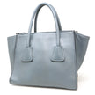 Prada Handtasche aus grauem und blauem Leder