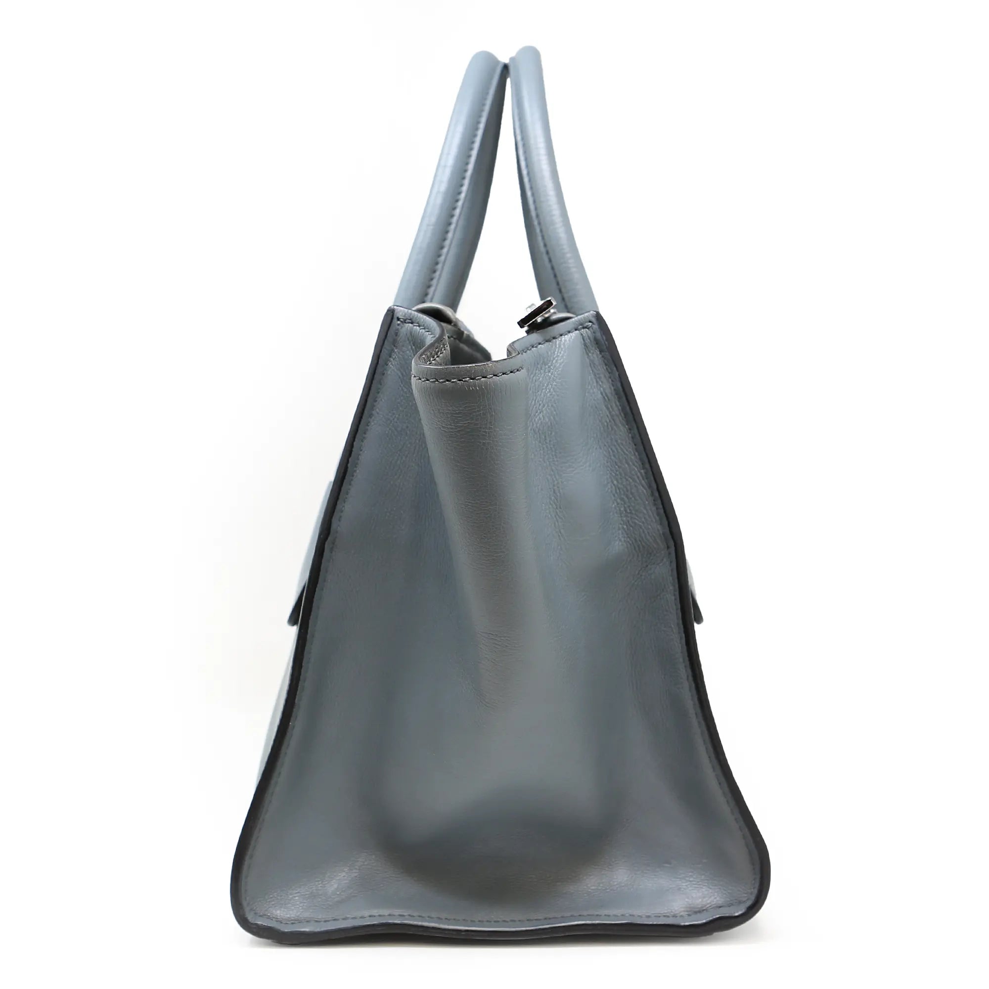 Prada Handtasche aus grauem und blauem Leder