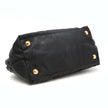 Prada Nylon-Handtasche mit schwarzer Schleife