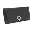 Bulgari black leather wallet