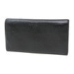 Bulgari black leather wallet