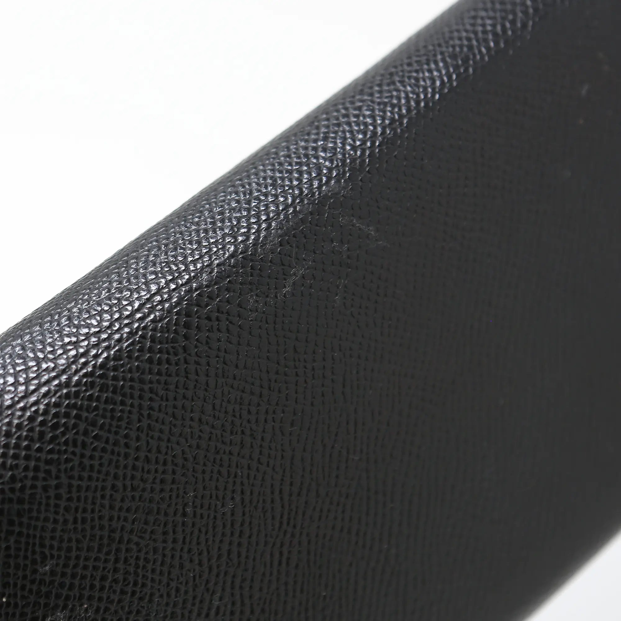 Bulgari black leather wallet