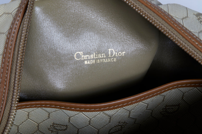 Borsa Christian Dior Vintage in tela Honeycomb