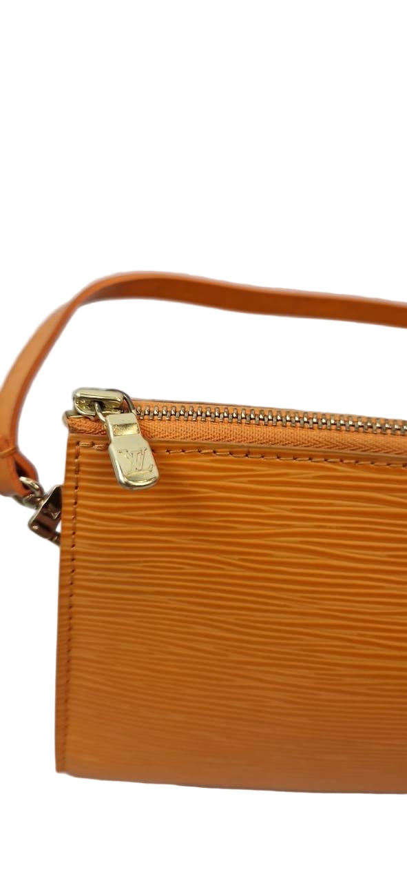 Pochette Louis Vuitton Epi pelle arancione