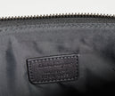 Salvatore Ferragamo Laptoptasche aus schwarzem geräuchertem Leder