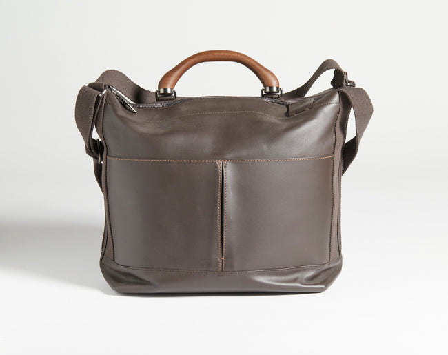 Borsa a mano e tracolla Salvatore Ferragamo in pelle marrone