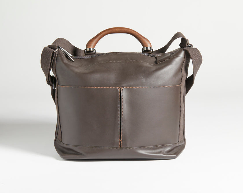 Borsa a mano e tracolla Salvatore Ferragamo in pelle marrone