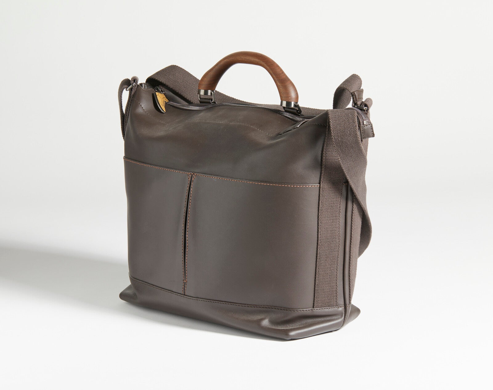 Borsa a mano e tracolla Salvatore Ferragamo in pelle marrone