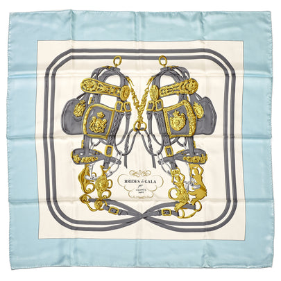 Hermès foulard Brides de Gala vintage usato fronte