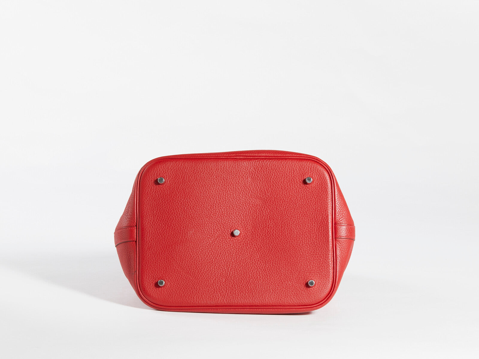 Borsa a spalla Hermès  Picotin  Lock 26  pelle rossa