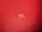 Borsa a spalla Hermès  Picotin  Lock 26  pelle rossa