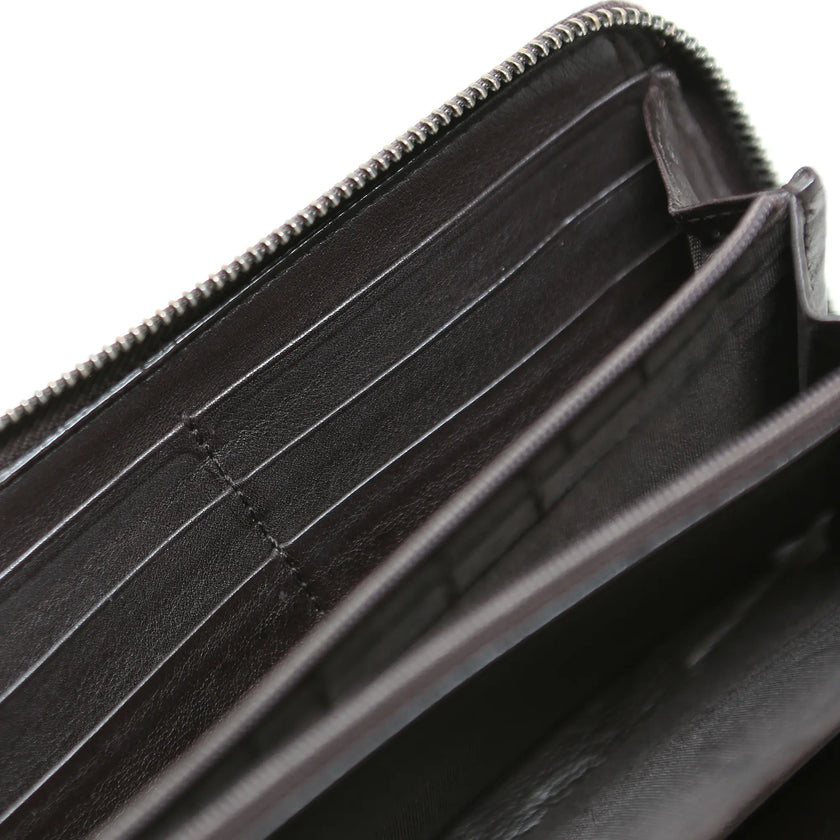 Portafoglio Gucci pelle Guccissima marrone