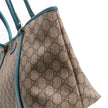 Borsa a spalla Gucci Joy  Tote GG Supreme  monogram beige e azzurra