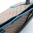 Borsa a spalla Gucci Joy  Tote GG Supreme  monogram beige e azzurra