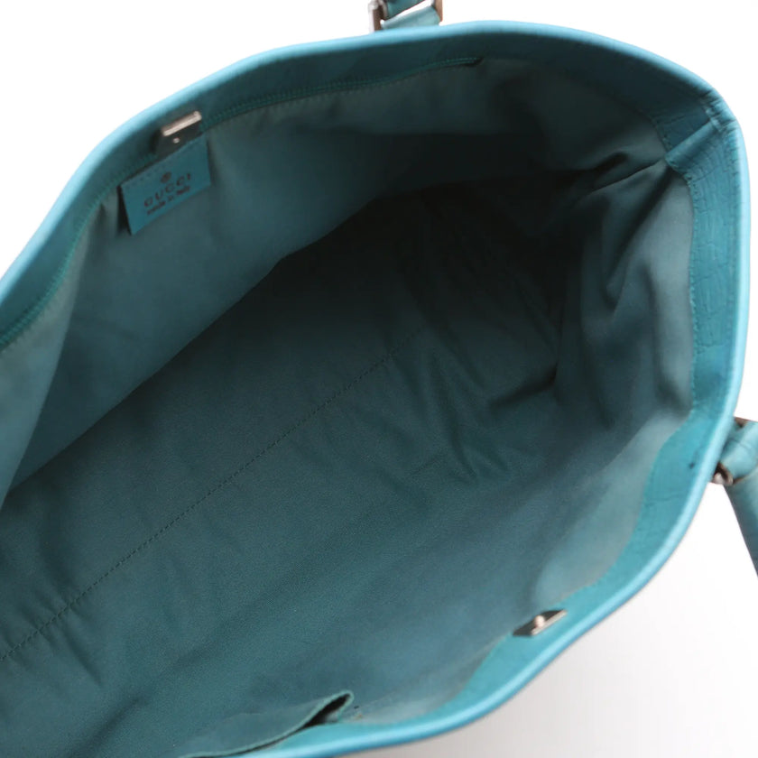 Borsa a spalla Gucci Joy  Tote GG Supreme  monogram beige e azzurra