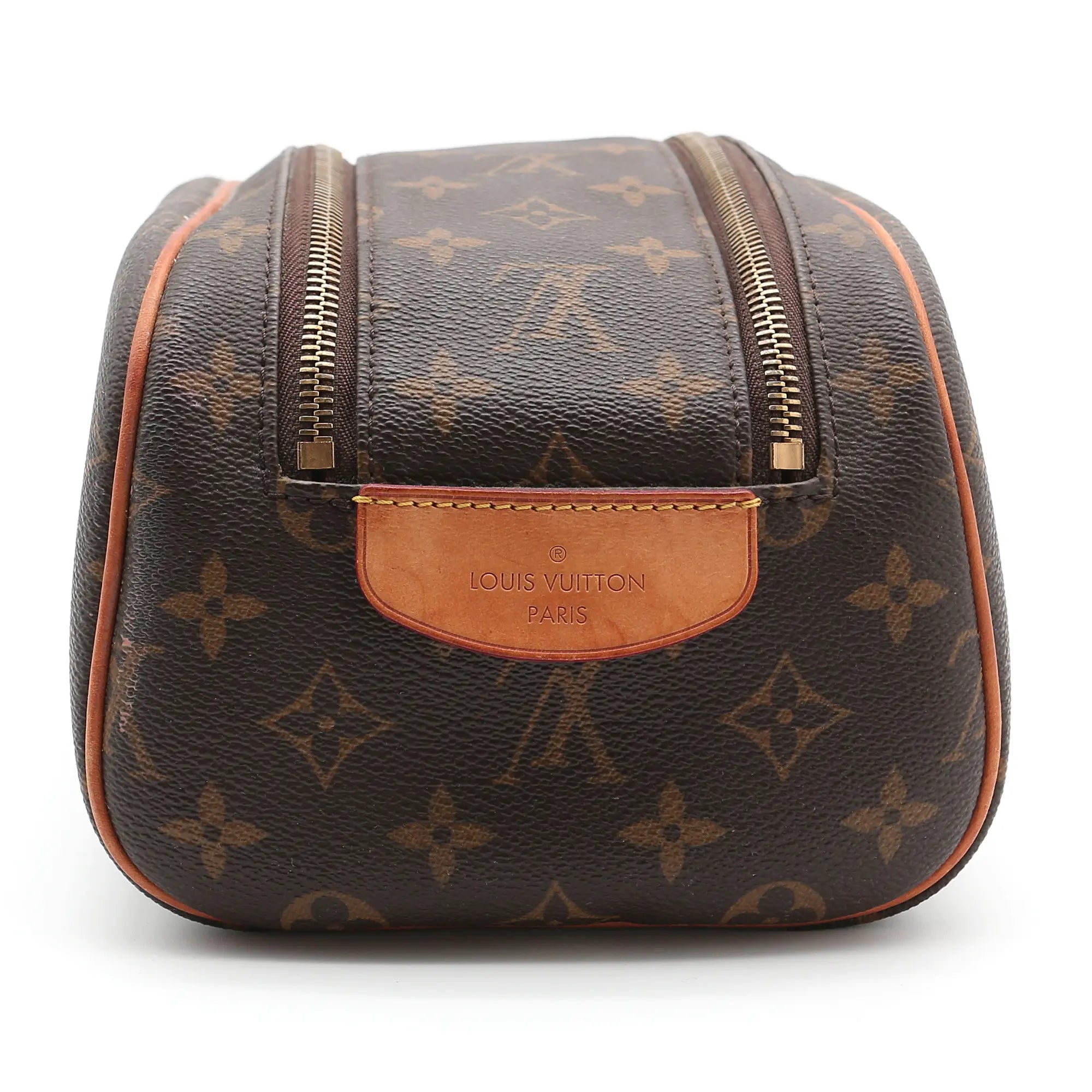 Trousse Louis Vuitton toilette doppio kit monogram