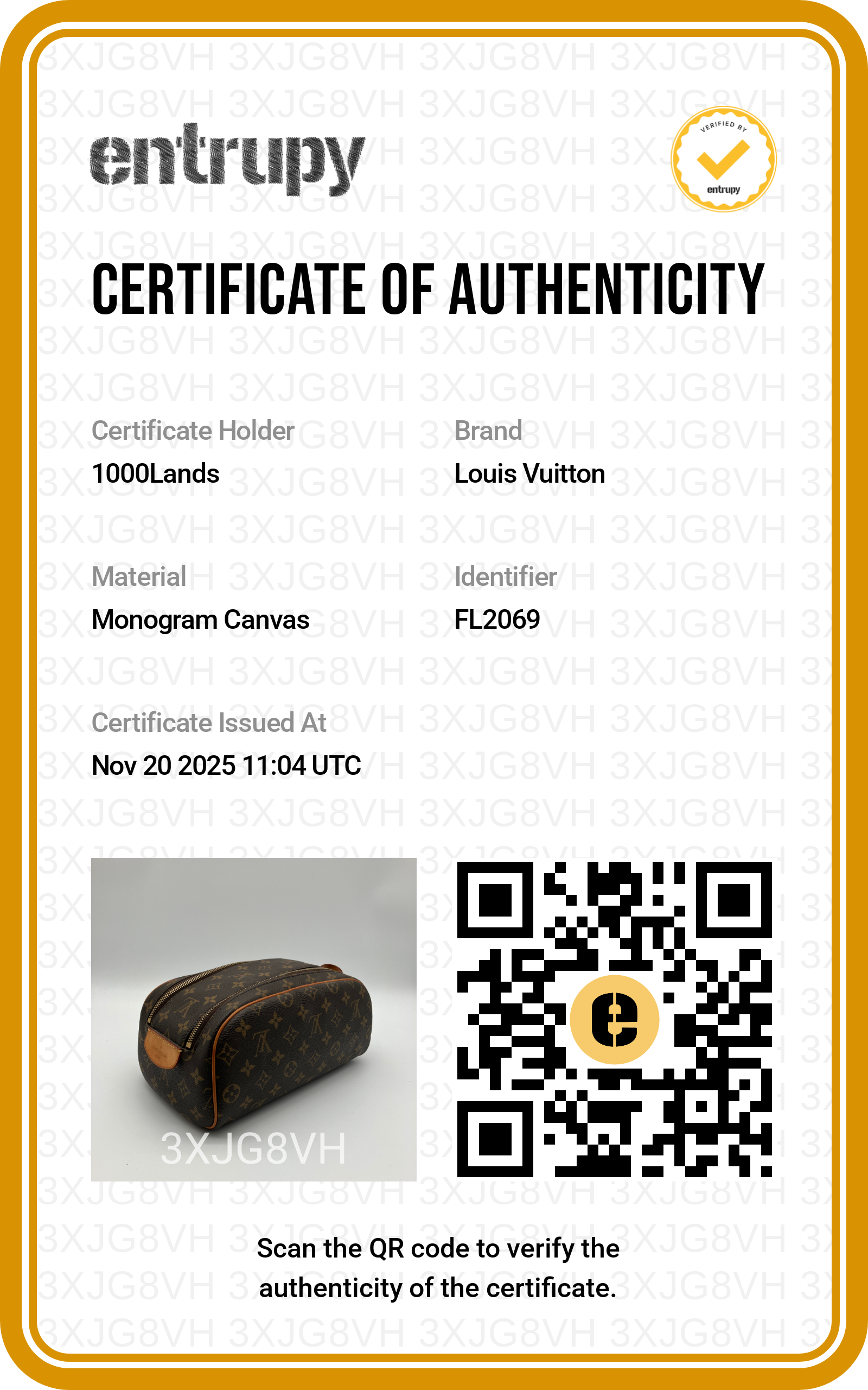 Trousse Louis Vuitton toilette doppio kit monogram