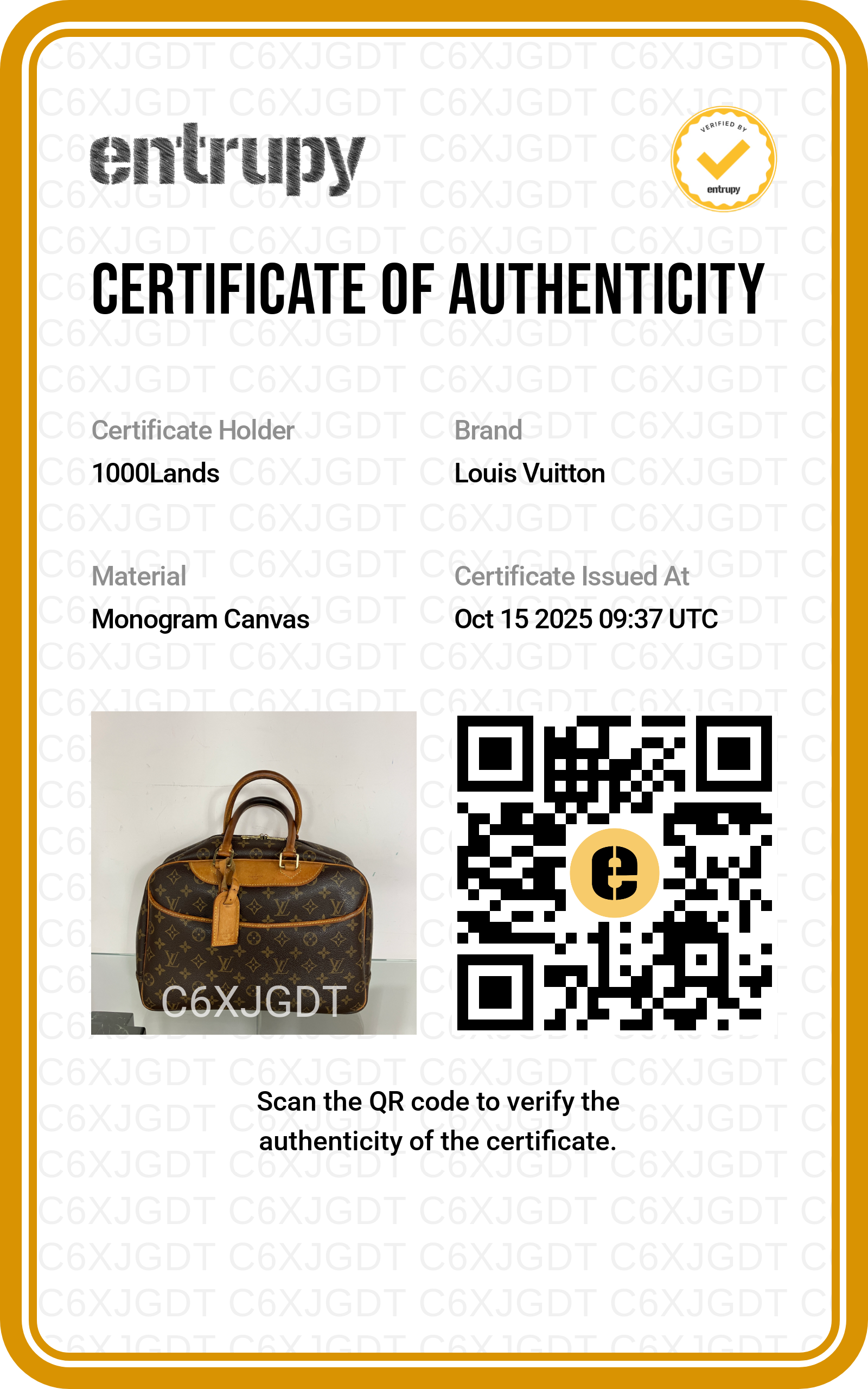 Borsa a mano Louis Vuitton, Deauville monogram