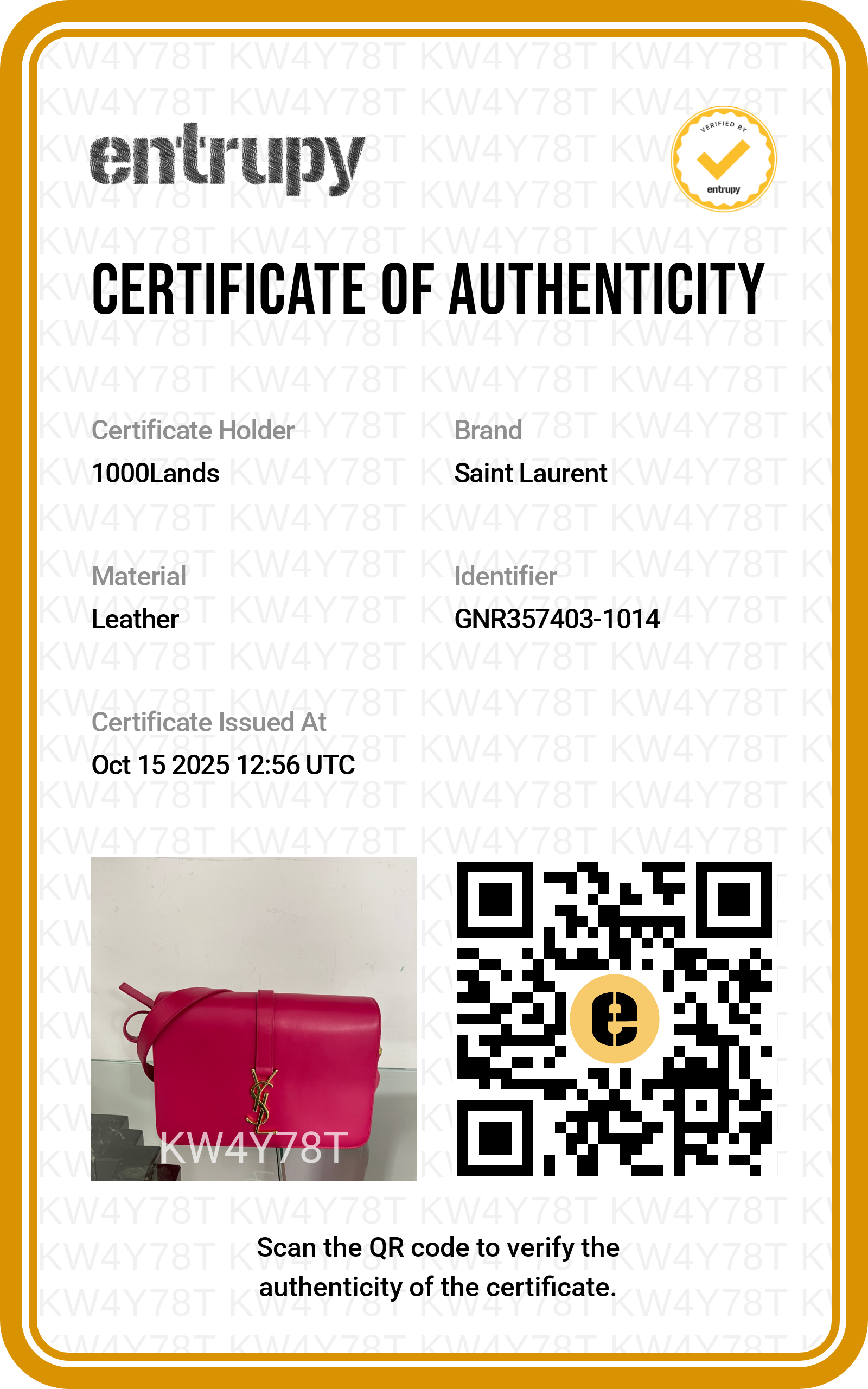 Borsa a tracolla Yves Saint Laurent University