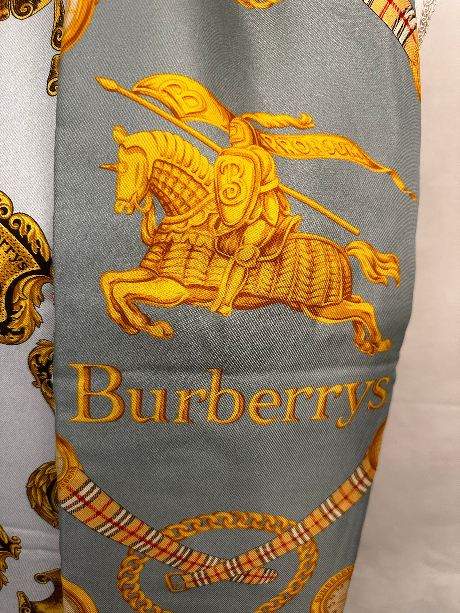 Sciarpa Burberry donna seta trapuntata