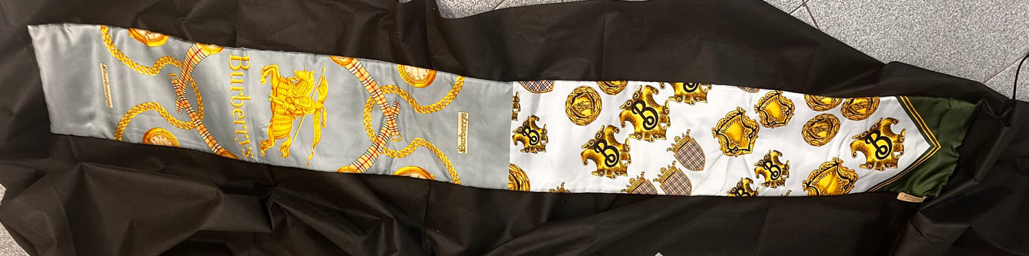 Sciarpa Burberry donna seta trapuntata