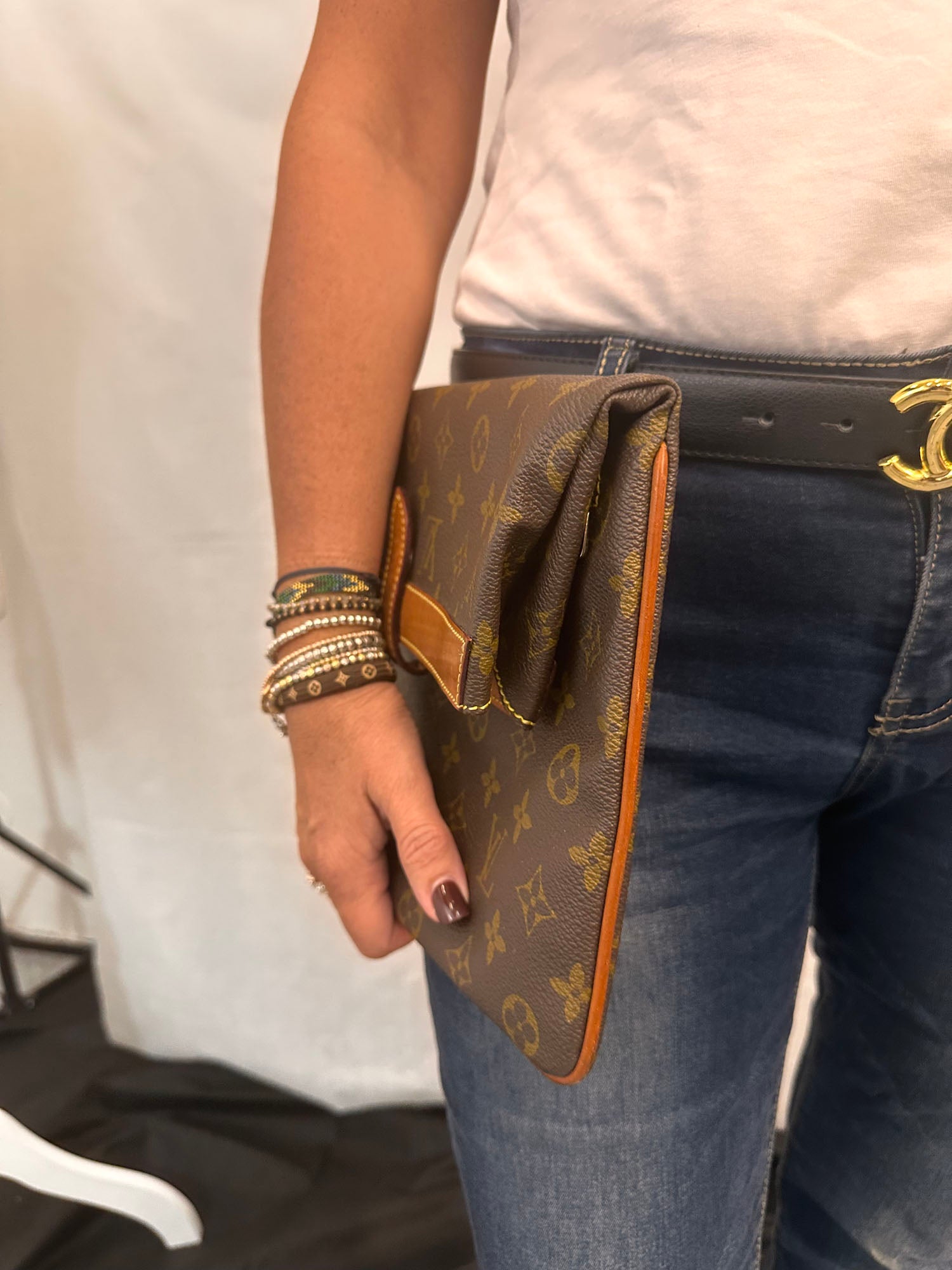 Borsa Pochette Pliante Pouch Louis Vuitton Unisex