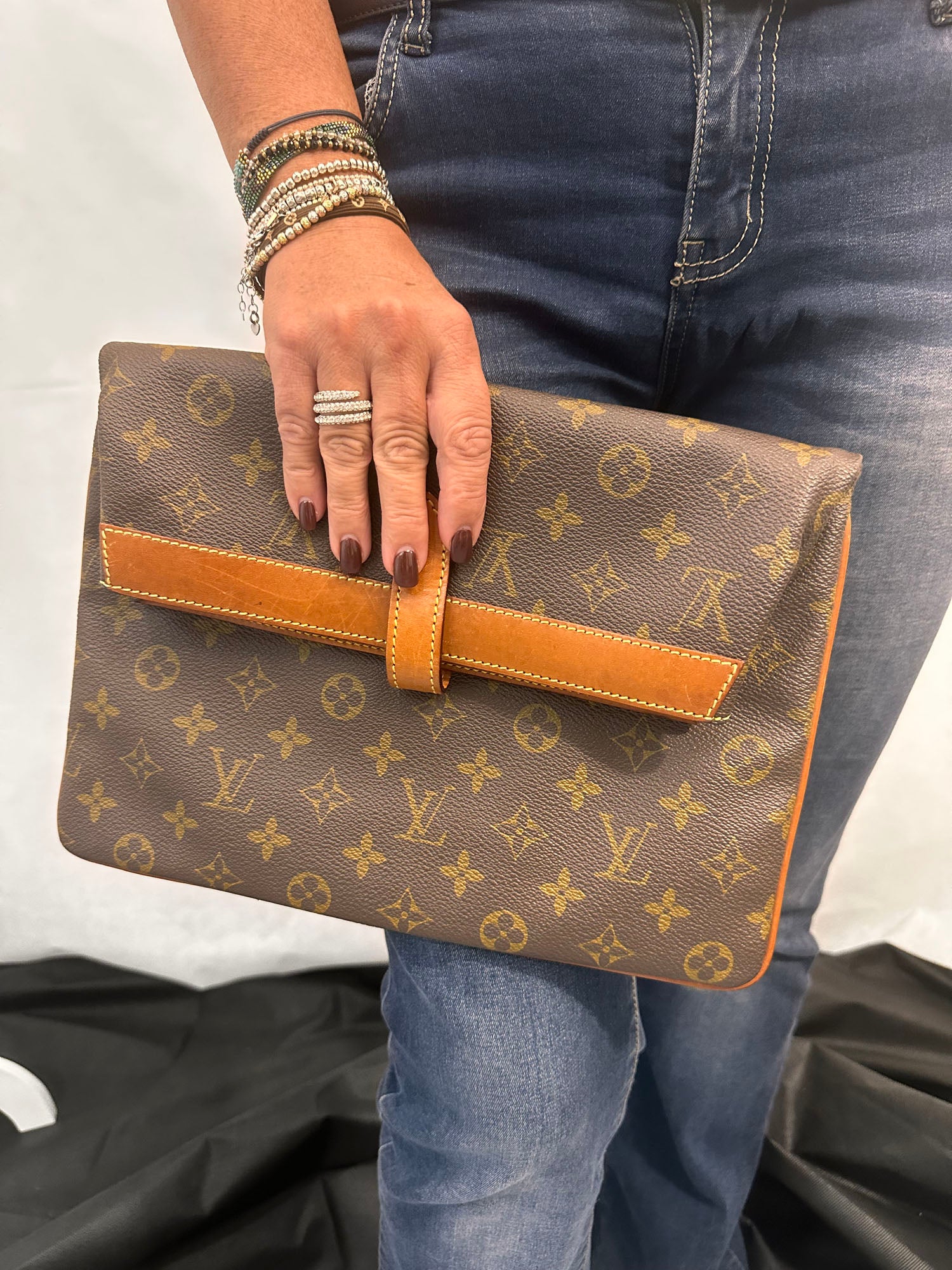 Borsa Pochette Pliante Pouch Louis Vuitton Unisex