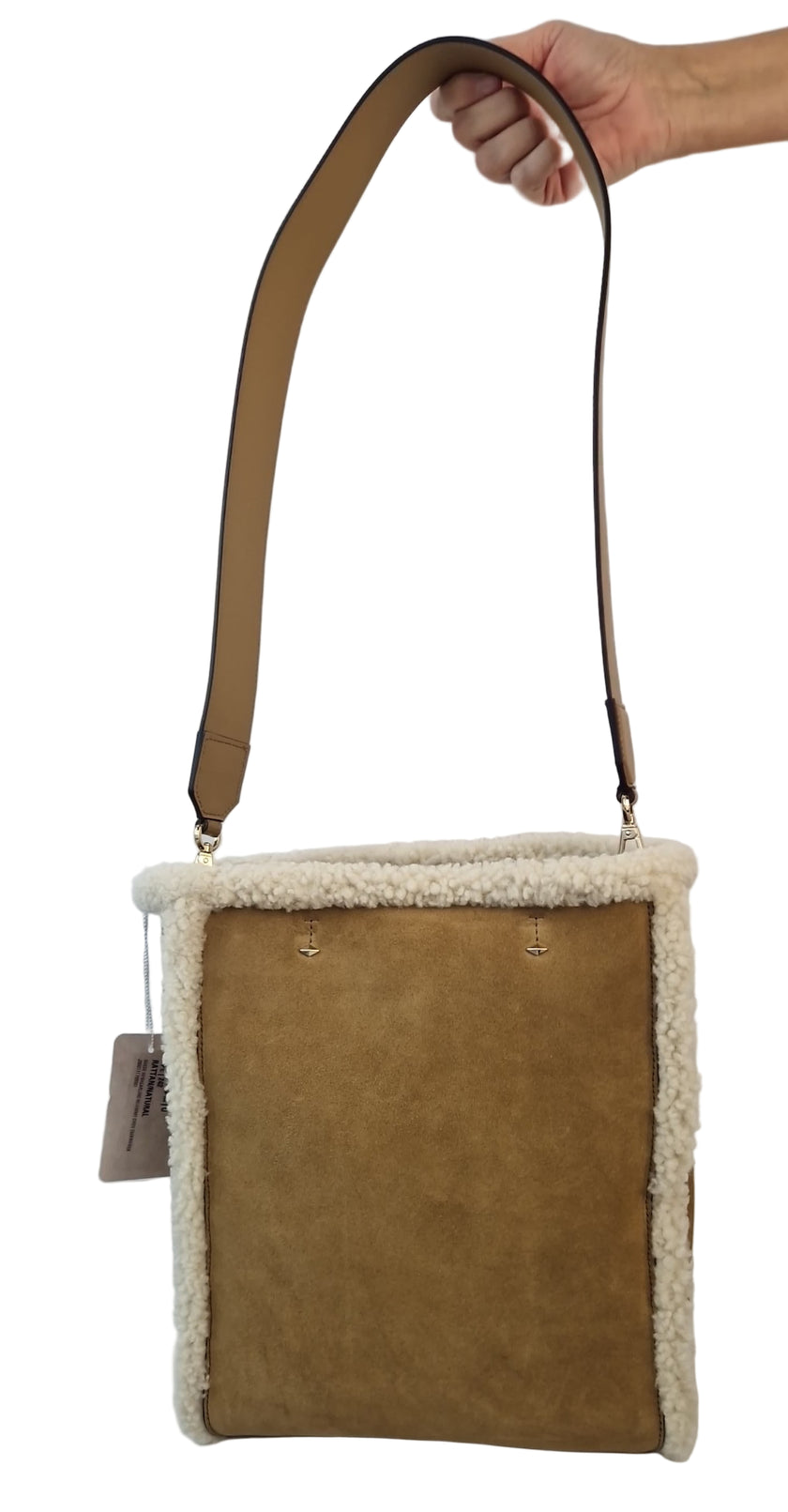 Borsa a mano Jimmy Choo suede beige