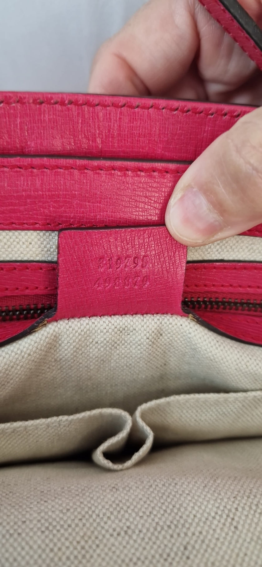 Borsa a tracolla Gucci Horsebit 1955 pelle rosa