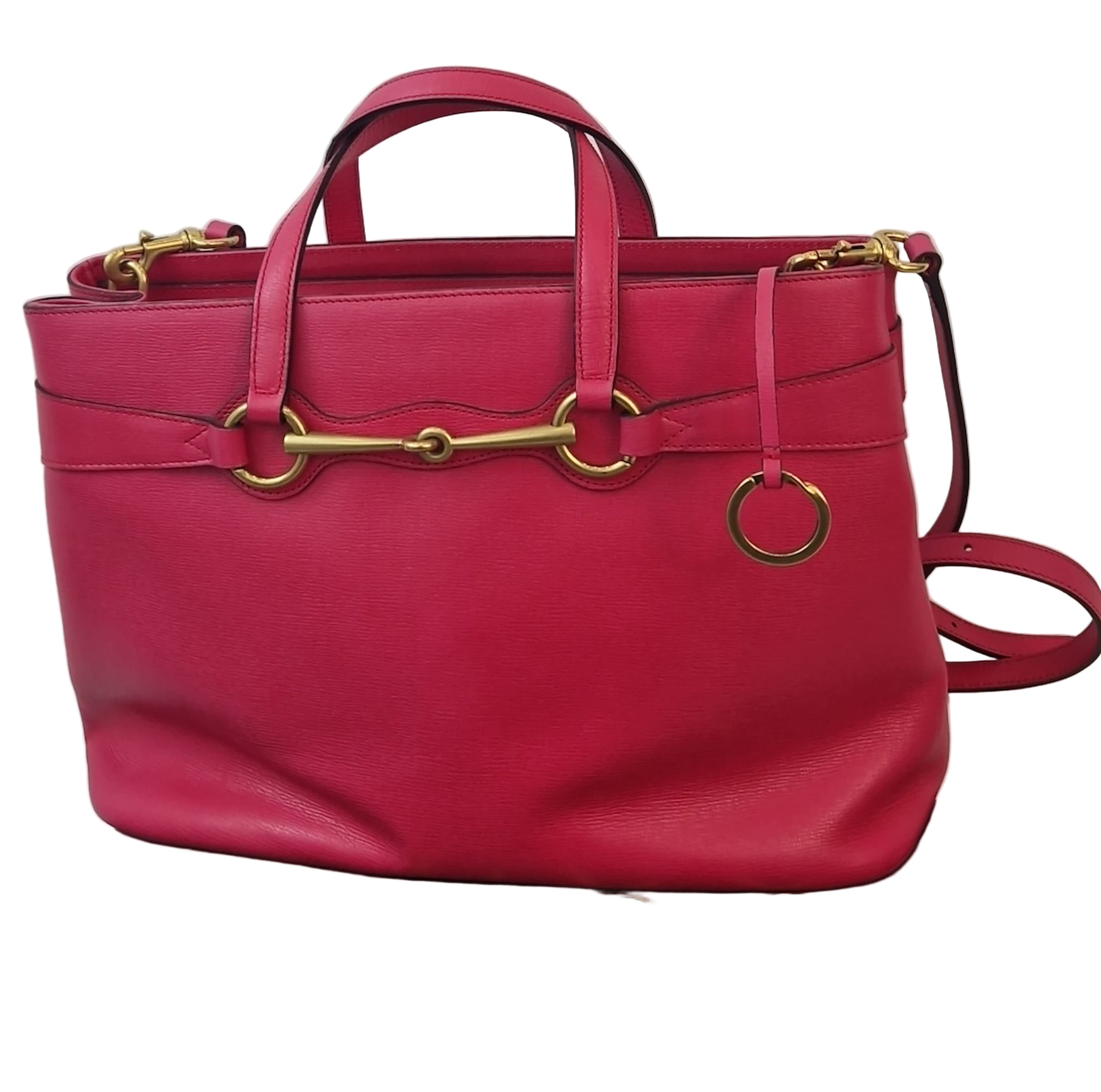 Borsa a tracolla Gucci Horsebit 1955 pelle rosa