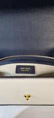 Borsa a mano Jimmy Choo avorio nera