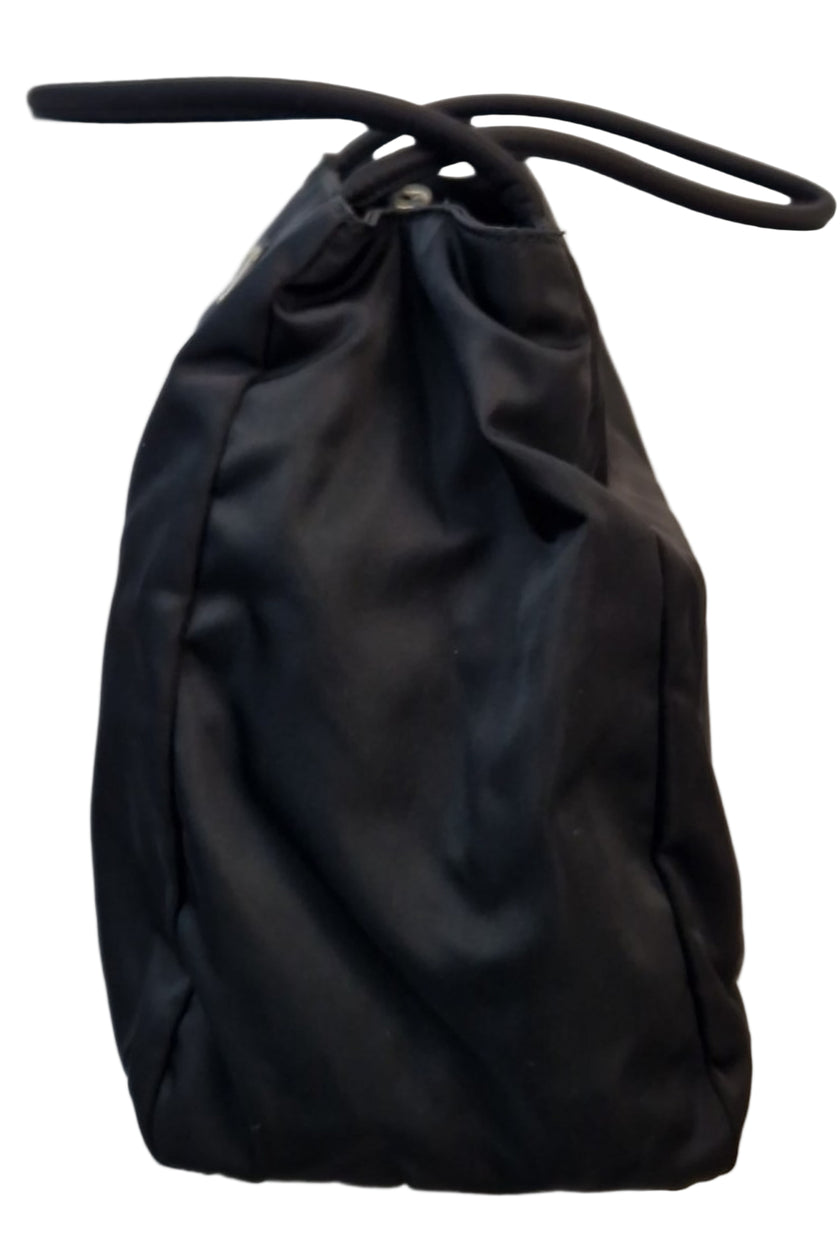 Borsa a spalla Prada City in tessuto nero