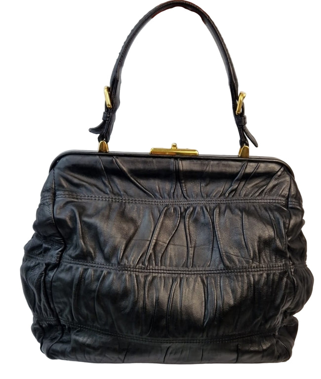 Borsa a mano Prada Dressy Frame Gaufre