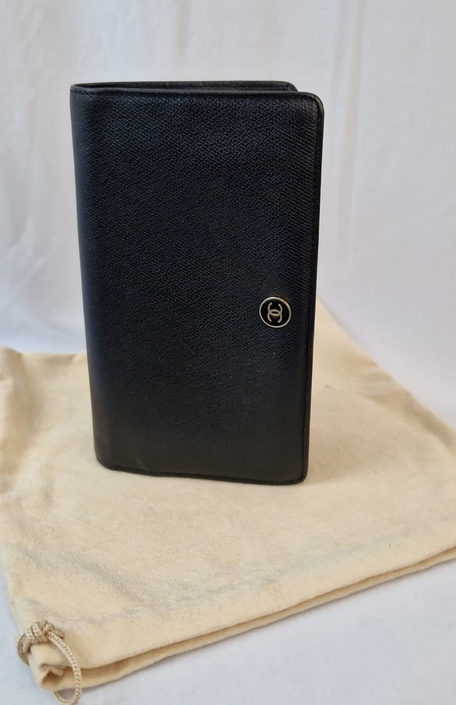 Portafoglio Chanel pelle nero