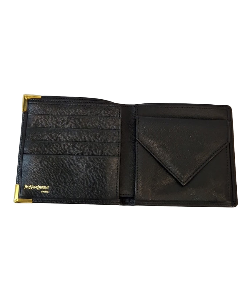 Portafoglio Yves Saint Laurent pelle nero
