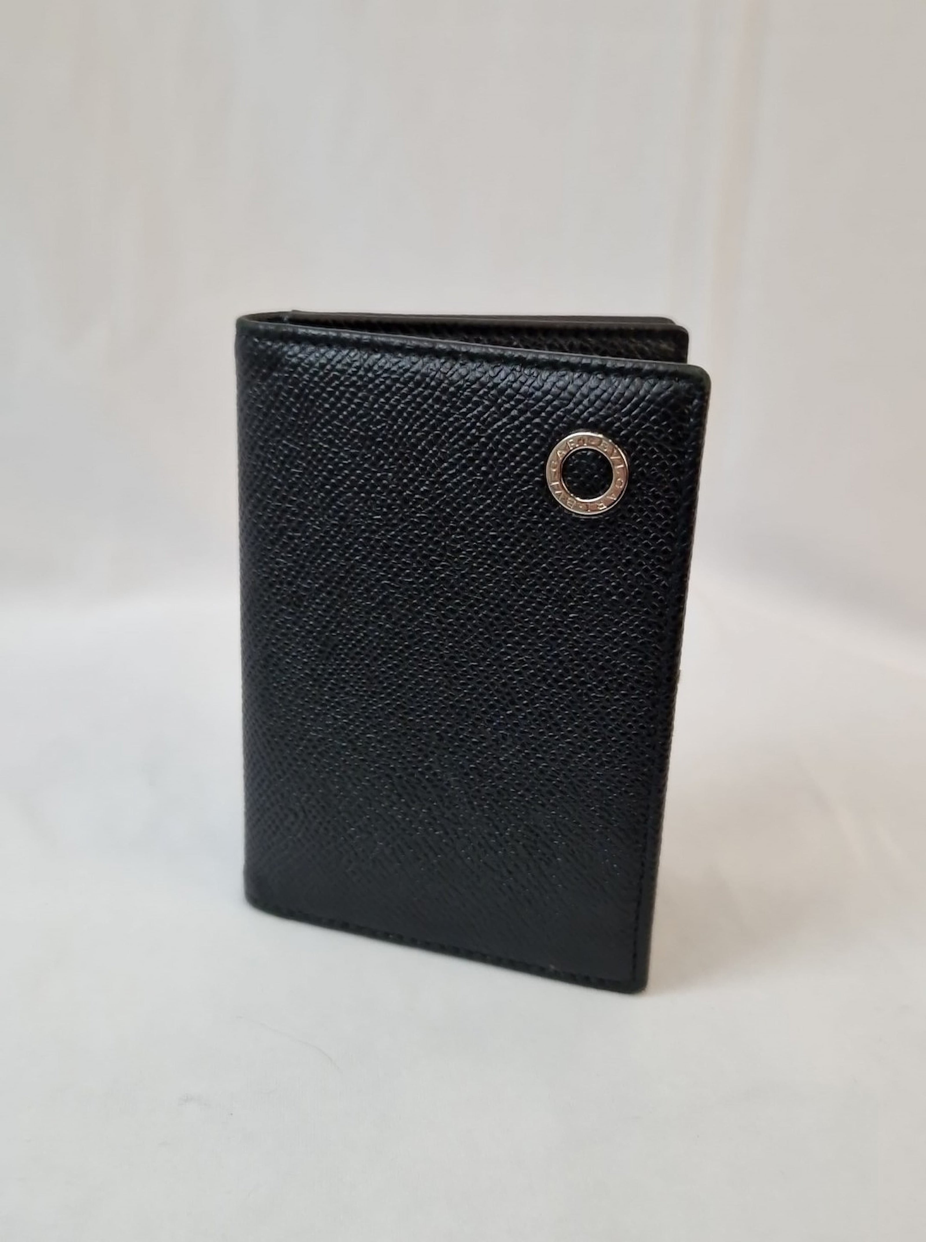 Portafoglio Bulgari pelle nero