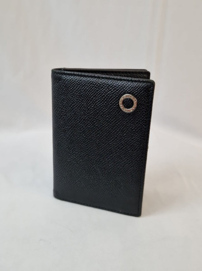 Portafoglio Bulgari pelle nero