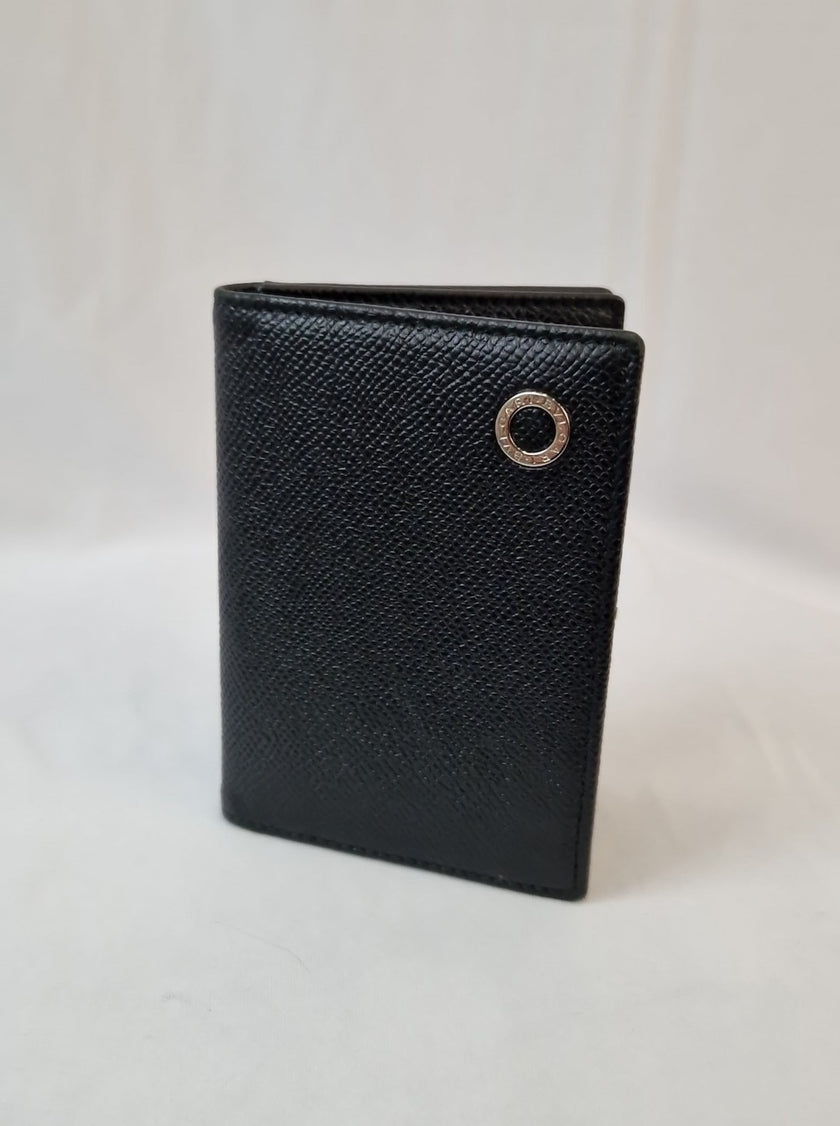 Portafoglio Bulgari pelle nero