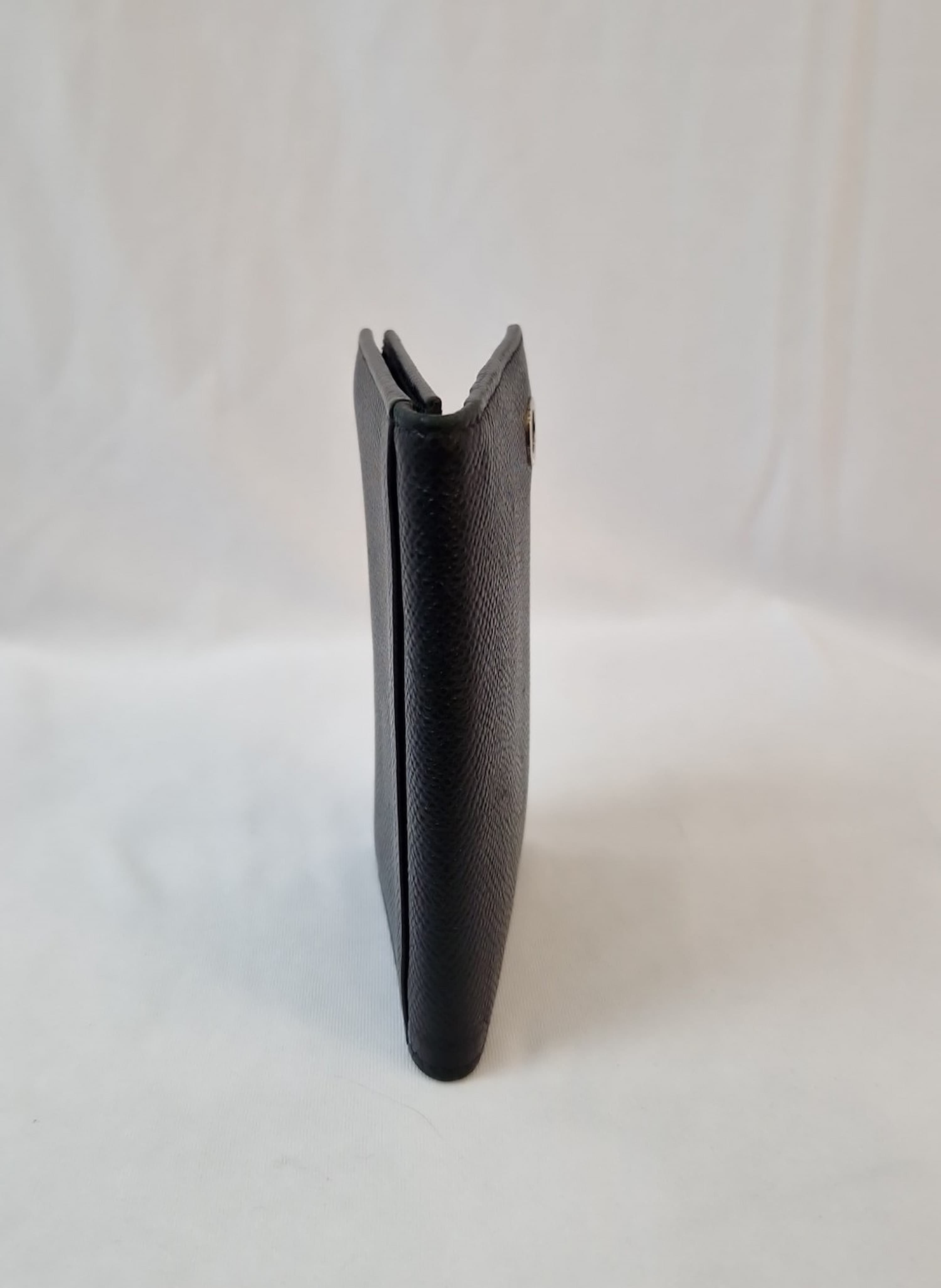 Portafoglio Bulgari pelle nero