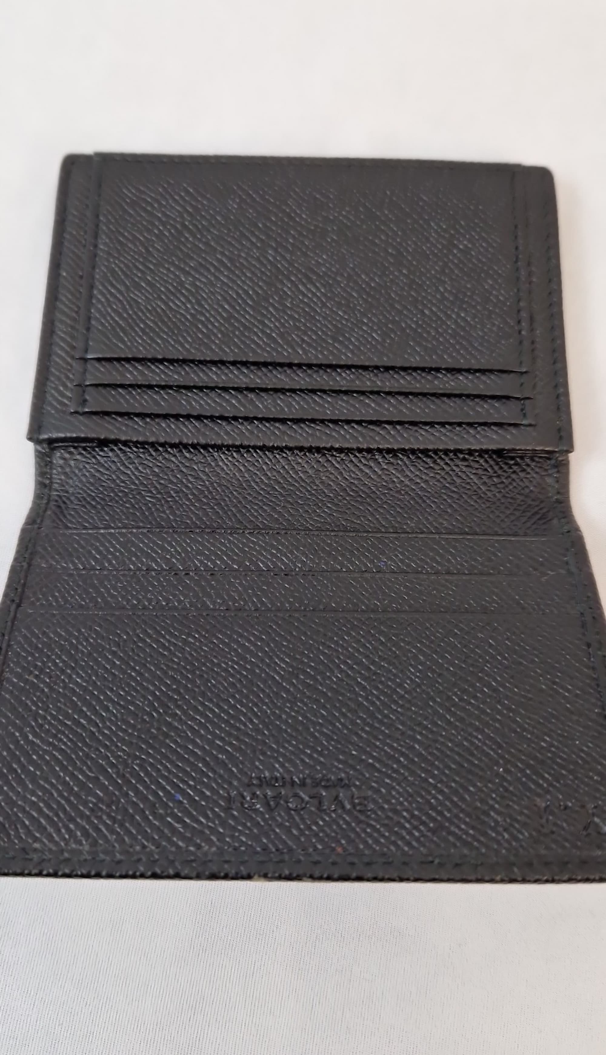 Portafoglio Bulgari pelle nero