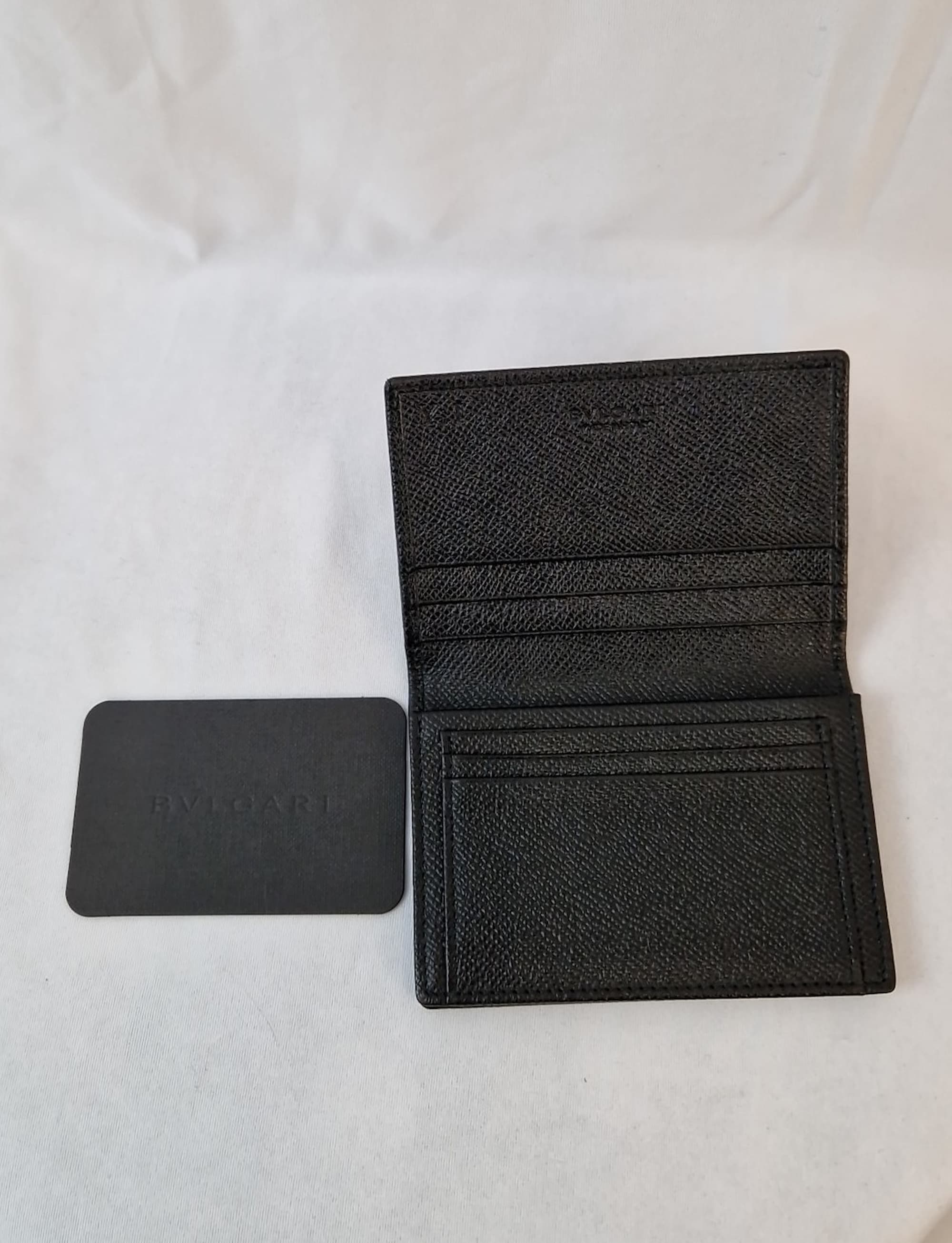 Portafoglio Bulgari pelle nero