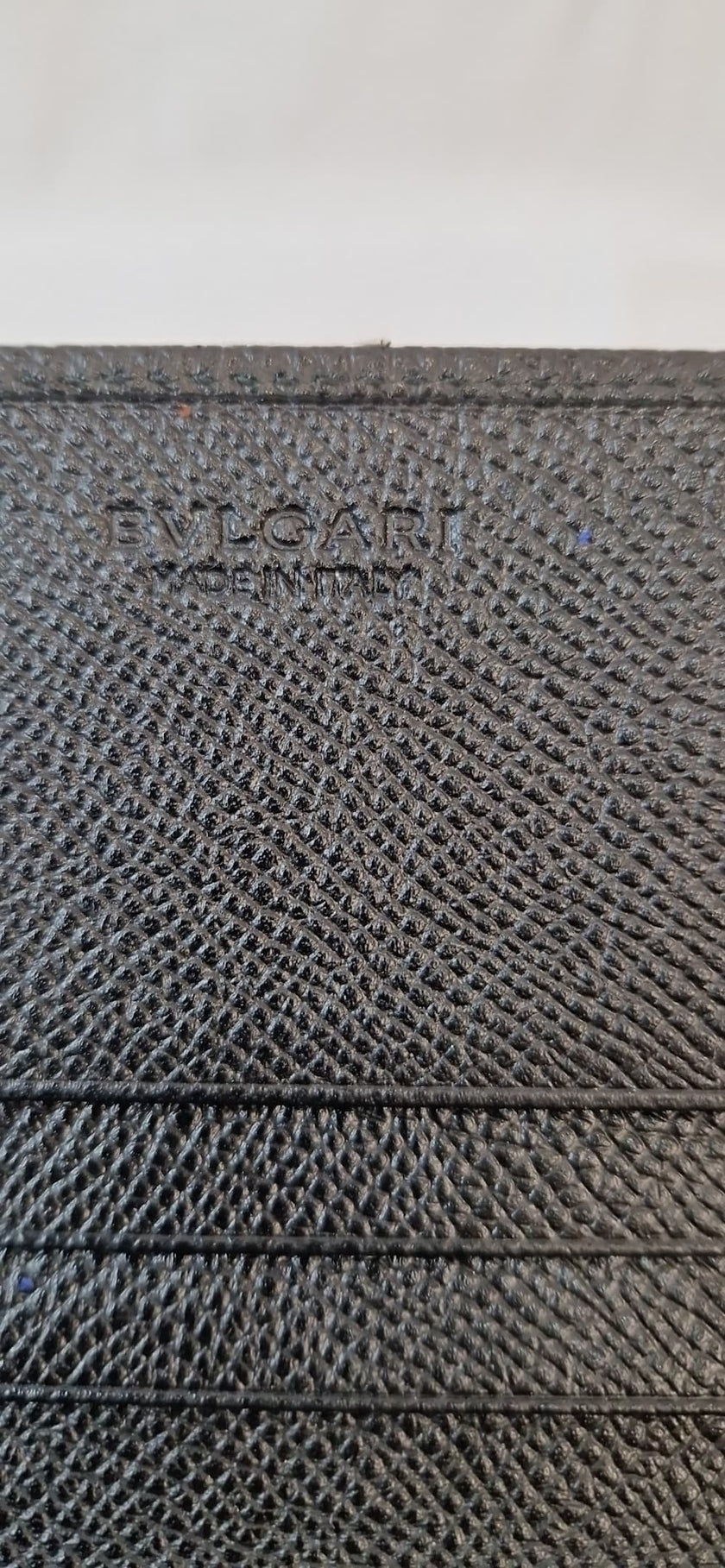 Portafoglio Bulgari pelle nero