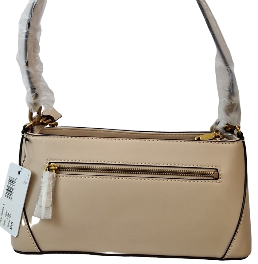 Borsa a tracolla Guess Izzy Top Zip beige