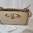 Borsa a tracolla Guess Izzy Top Zip beige