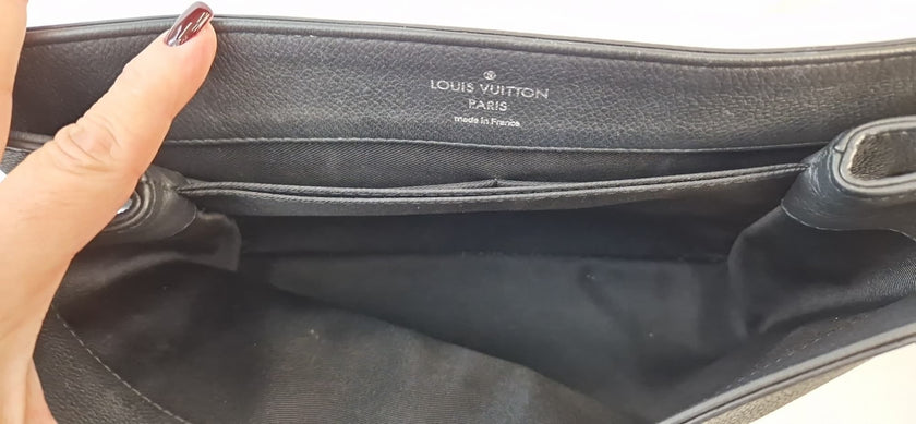 Borsa a mano Louis Vuitton Lockme avorio