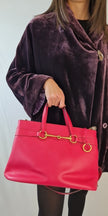 Borsa a tracolla Gucci Horsebit 1955 pelle rosa