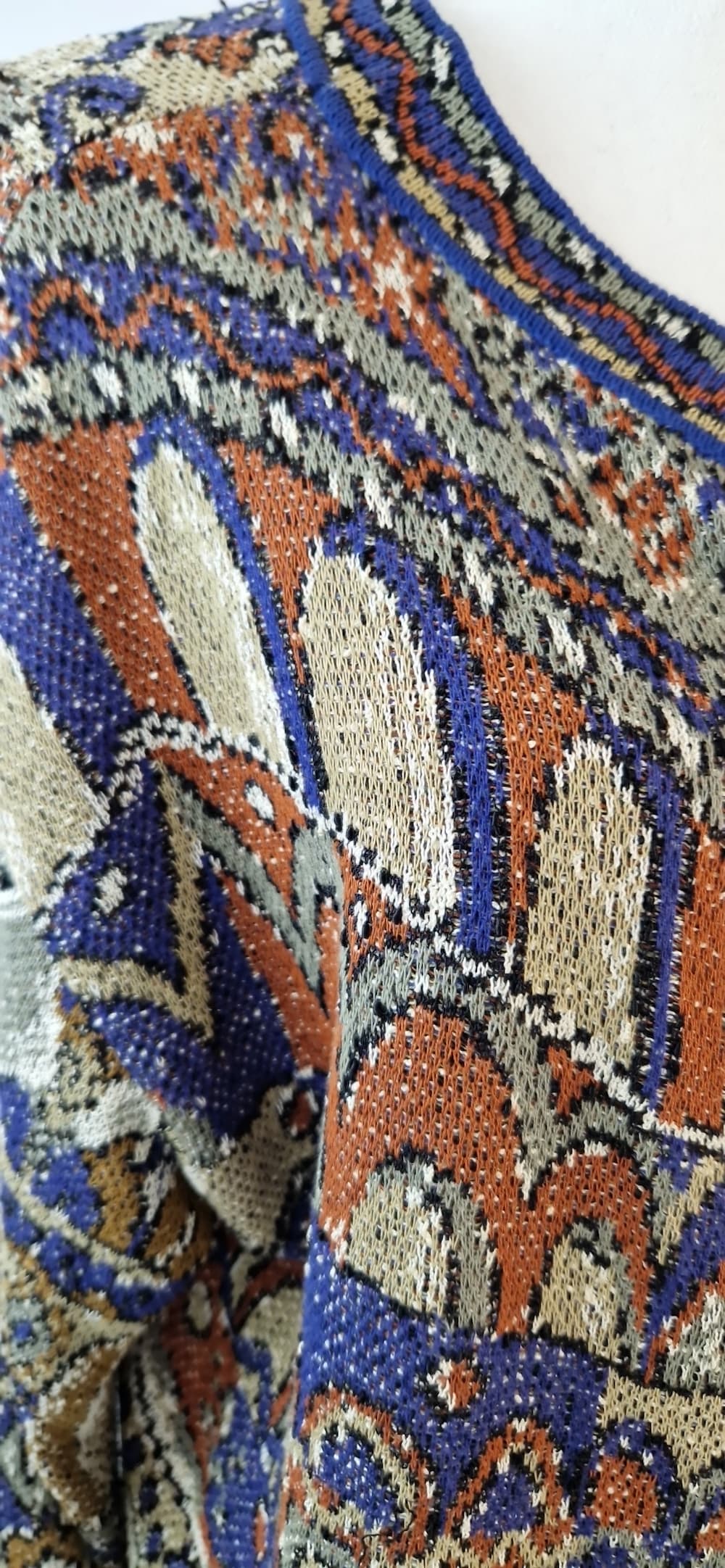 Vintage-Strickjacke von Missoni mit Zickzackmuster