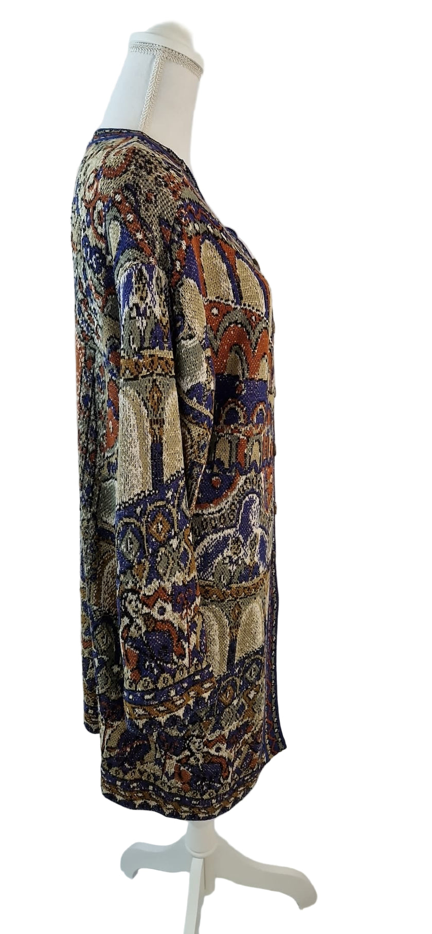 Vintage-Strickjacke von Missoni mit Zickzackmuster