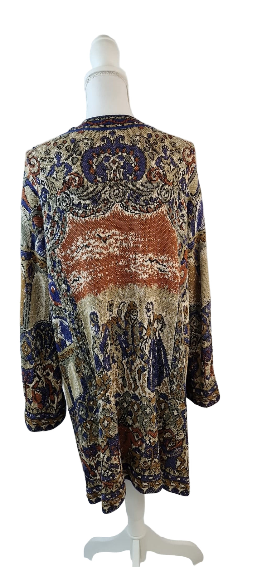 Vintage-Strickjacke von Missoni mit Zickzackmuster